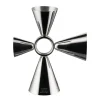 Alessi Küchenutensilien^Quadri Combo Schnapsglas, Edelstahl