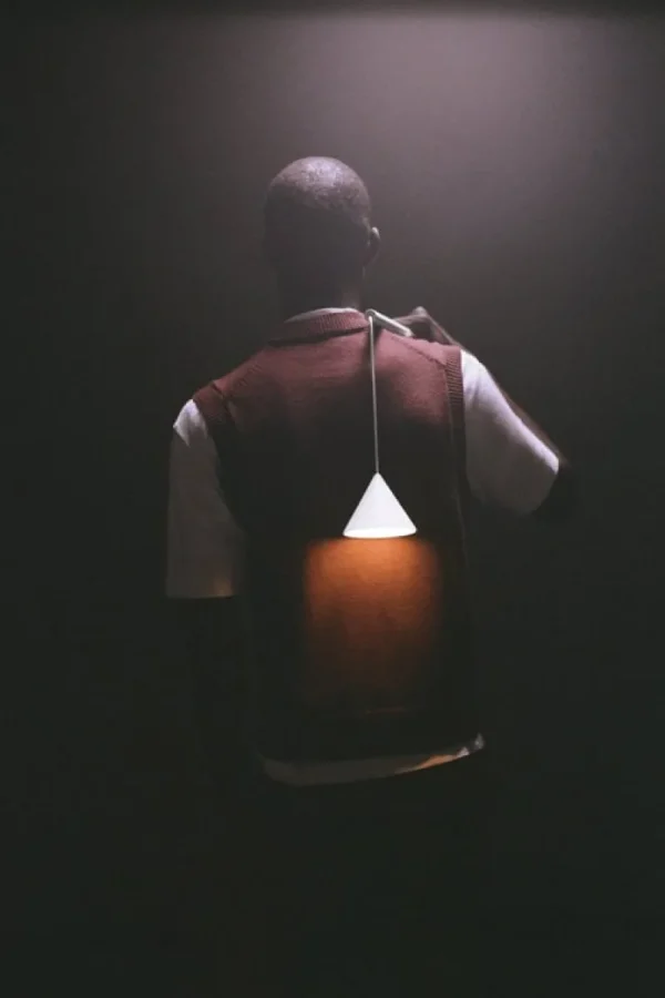 Studio Eero Aarnio Tischlampen | Tragbare Lampen-Alessi Tsumiki tragbare Tischleuchte, schwarz