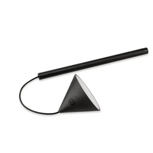 Studio Eero Aarnio Tischlampen | Tragbare Lampen-Alessi Tsumiki tragbare Tischleuchte, schwarz