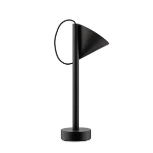 Studio Eero Aarnio Tischlampen | Tragbare Lampen-Alessi Tsumiki tragbare Tischleuchte, schwarz