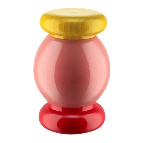 Alessi Küchenutensilien^Twergi ES18 Gewürzmühle, Rosa – Gelb – Rot