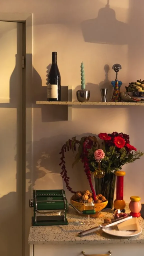 Alessi Küchenutensilien^Twergi ES18 Gewürzmühle, Rosa – Gelb – Rot
