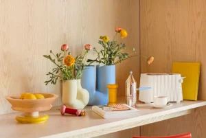 Alessi Küchenutensilien | Dekorationsgegenstände^Twergi ES15 Tafelaufsatz, Gelb