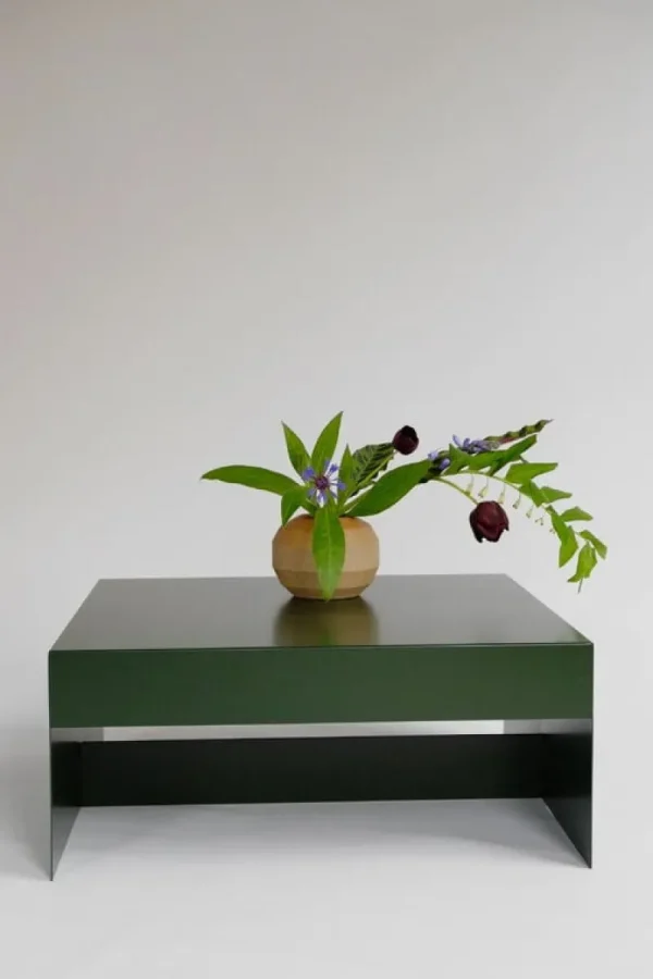 Nikari Tische-&New Single Form Couchtisch, Tiefgrün
