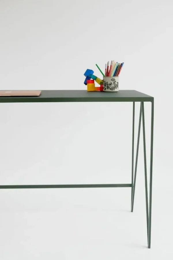 FDB Mu00f8bler Tische-&New Study Schreibtisch, Linoleum, Tiefgrün