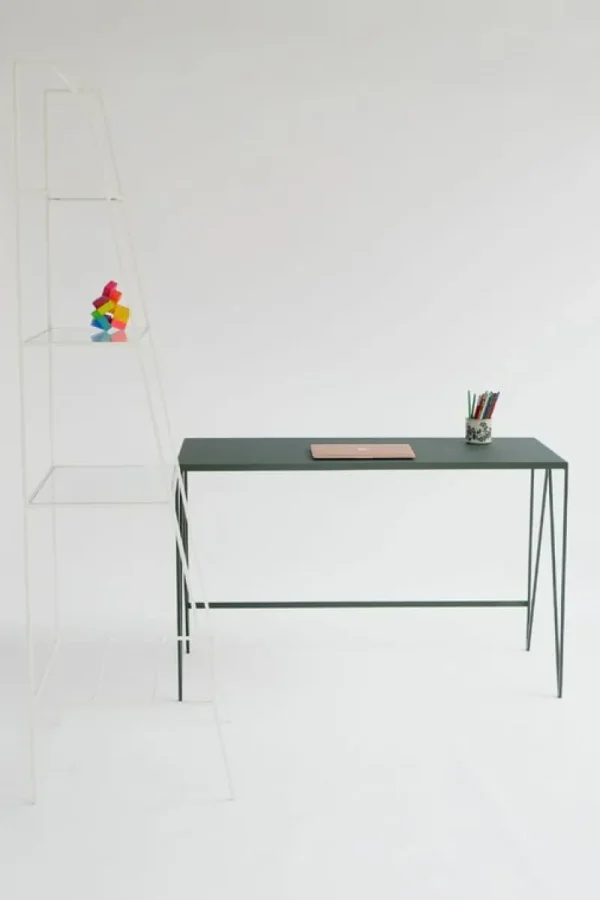 FDB Mu00f8bler Tische-&New Study Schreibtisch, Linoleum, Tiefgrün