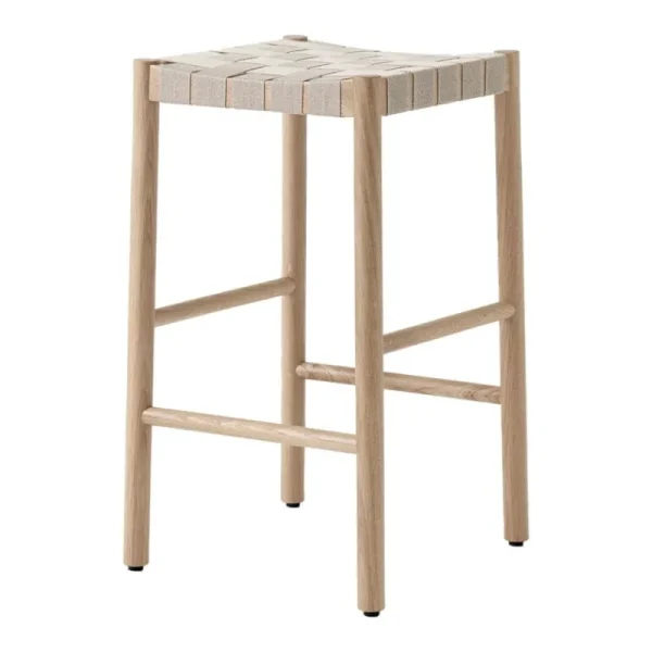 Knoll Sitzgelegenheiten-&Tradition Barhocker Betty TK7 66 cm, Eiche - Naturgewebe