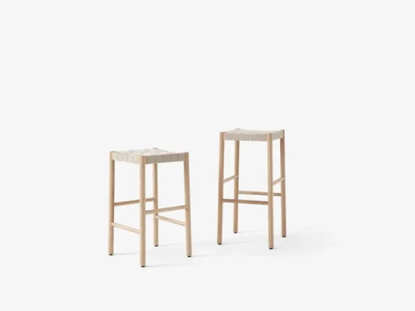 Knoll Sitzgelegenheiten-&Tradition Barhocker Betty TK7 66 cm, Eiche - Naturgewebe