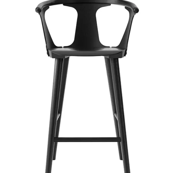 HAY Sitzgelegenheiten-&Tradition Barhocker In Between SK9, 75 cm, Eiche schwarz