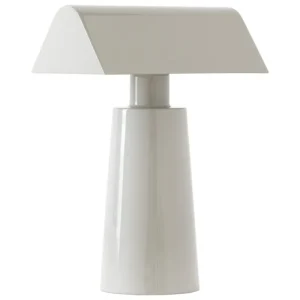 Normann Copenhagen Tischlampen | Tragbare Lampen-&Tradition Caret MF1 tragbare Tischleuchte, Seidengrau
