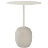 Muuto Tische-&Tradition Couchtisch Lato LN8, weiß – Creme Diva Marmor