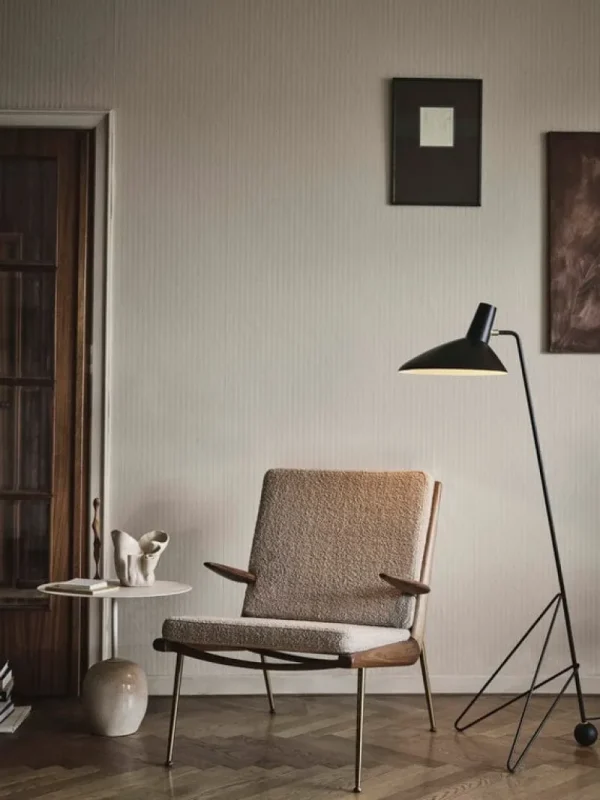 Muuto Tische-&Tradition Couchtisch Lato LN8, weiß – Creme Diva Marmor