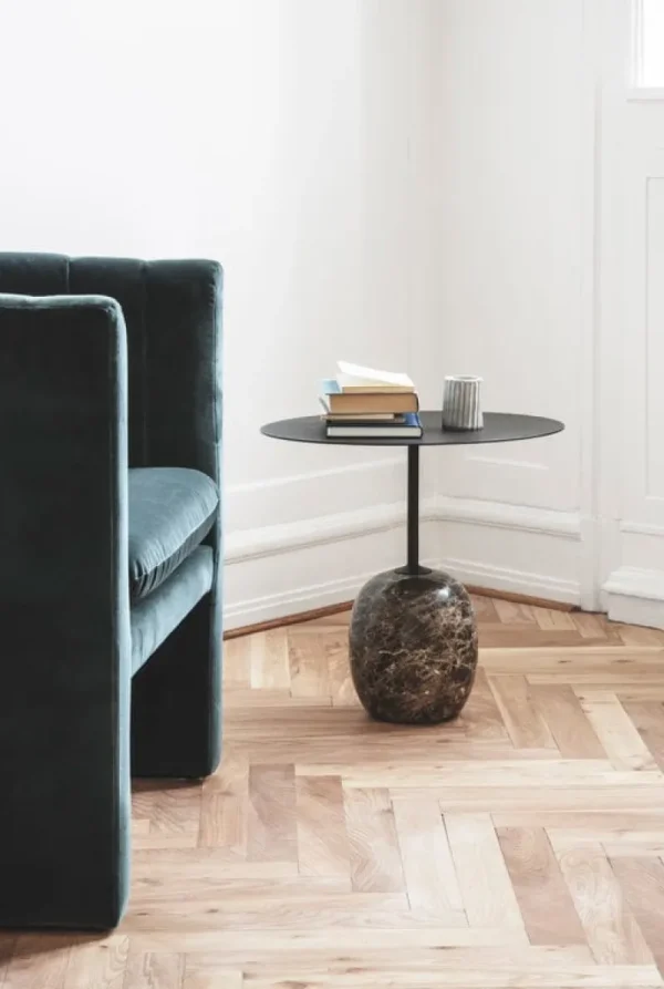&Tradition Tische-&Tradition Couchtisch Lato LN8, schwarz - Marmor Emperador