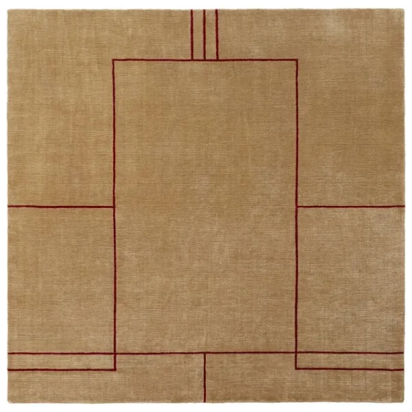 &Tradition Teppiche Und Läufer^&Tradition Cruise AP11 Teppich, 240 x 240 cm, Bombay-Goldbraun