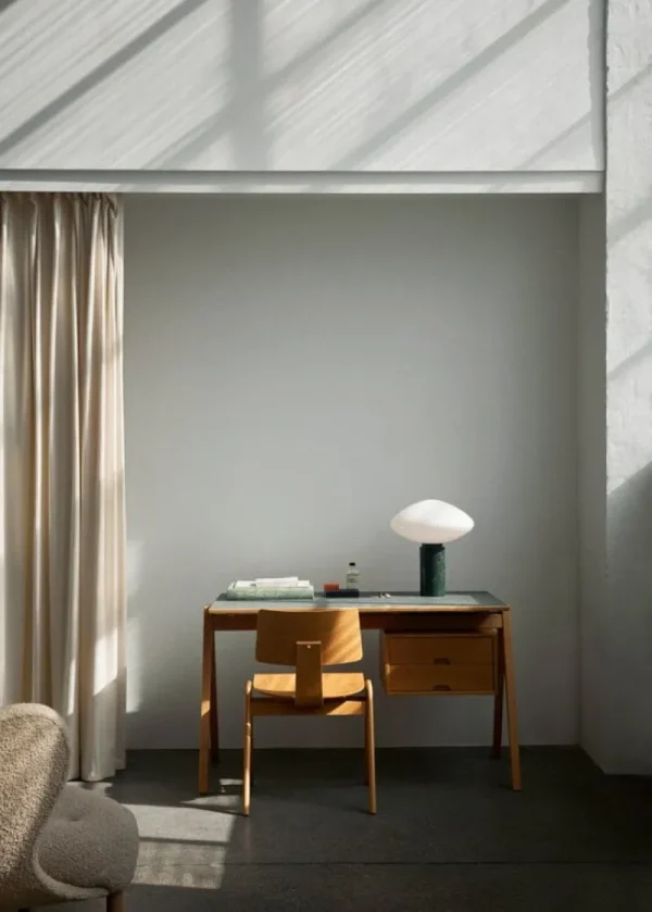 Viccarbe Tische-&Tradition Daystak RD3 Schreibtisch, Buche honigfarben gebeizt - Fenix Verde Comodoro