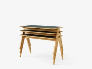 &Tradition Tische-&Tradition Daystak RD2 Tisch, Buche honigfarben gebeizt - Fenix Verde Comodoro