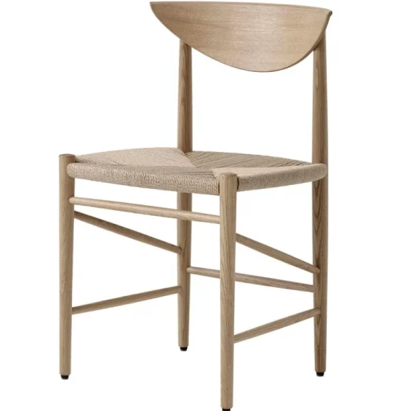 Fritz Hansen Sitzgelegenheiten-&Tradition Drawn HM3 Stuhl, Eiche weiß geölt