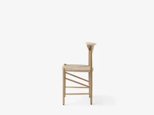 Fritz Hansen Sitzgelegenheiten-&Tradition Drawn HM3 Stuhl, Eiche weiß geölt