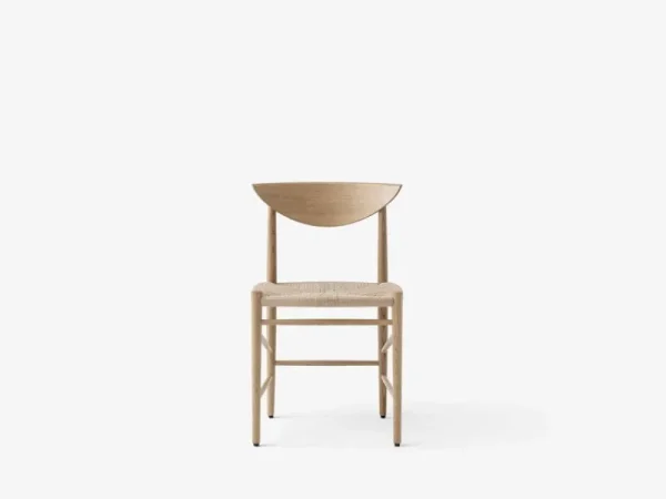 Fritz Hansen Sitzgelegenheiten-&Tradition Drawn HM3 Stuhl, Eiche weiß geölt