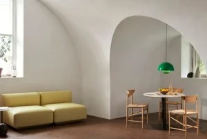Fritz Hansen Sitzgelegenheiten-&Tradition Drawn HM3 Stuhl, Eiche weiß geölt