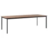 Muuto Tische-&Tradition Drip HW117 Esstisch, 253 x 103 cm, lackierte Walnuss - schwarz
