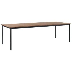Muuto Tische-&Tradition Drip HW117 Esstisch, 253 x 103 cm, lackierte Walnuss - schwarz