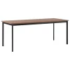 &Tradition Tische-&Tradition Drip HW116 Esstisch, 193 x 83 cm, lackierte Walnuss - schwarz