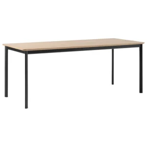 &Tradition Tische-&Tradition Drip HW116 Esstisch, 193 x 83 cm, lackierte Eiche - schwarz