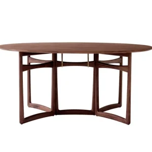 &Tradition Tische-&Tradition Drop Leaf HM6 Esstisch, Nussbaum geölt