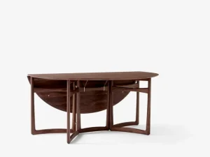 &Tradition Tische-&Tradition Drop Leaf HM6 Esstisch, Nussbaum geölt