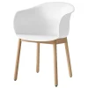 Normann Copenhagen Sitzgelegenheiten-&Tradition Elefy JH30 Stuhl, weiß - Eiche