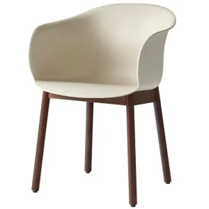 &Tradition Sitzgelegenheiten-&Tradition Elefy JH30 Stuhl, hellbeige - Walnuss