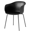 Normann Copenhagen Sitzgelegenheiten-&Tradition Elefy JH28 Stuhl, schwarz - schwarz