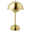 HAY Tischlampen | Tragbare Lampen-&Tradition Flowerpot VP9 Tischleuchte, tragbar, messingbeschichtet