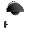 Fritz Hansen Wandleuchten-&Tradition Flowerpot VP8 Wandleuchte, Mattschwarz