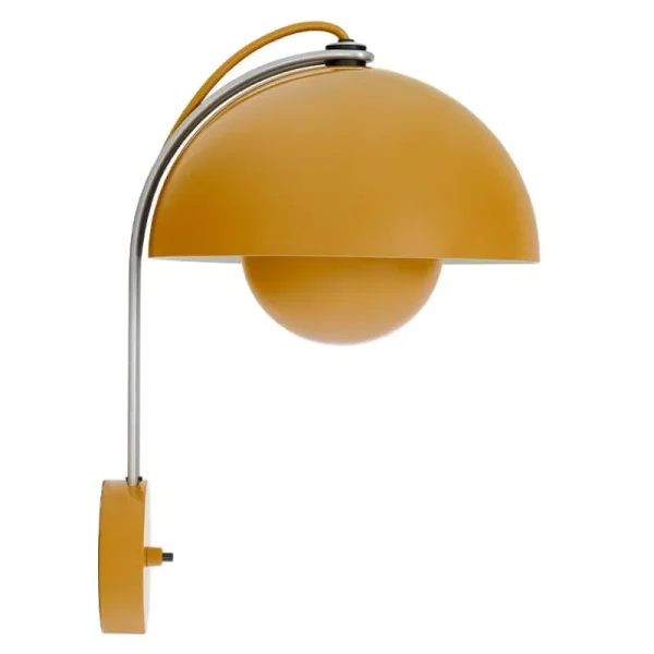 Flos Wandleuchten-&Tradition Flowerpot VP8 Wandleuchte, Senfgelb