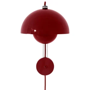 Muuto Wandleuchten-&Tradition Flowerpot VP8 Wandleuchte, Zinnoberrot