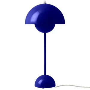 Kinder &Tradition Möbel Für Das Kinderzimmer | Tischlampen^&Tradition Flowerpot VP3 Tischleuchte, Kobaltblau