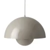 Kinder &Tradition Möbel Für Das Kinderzimmer | Deckenleuchten^&Tradition Flowerpot VP2 Pendelleuchte, Grau Beige