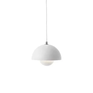 HAY Deckenleuchten-&Tradition Flowerpot VP10 Pendelleuchte, Mattweiß