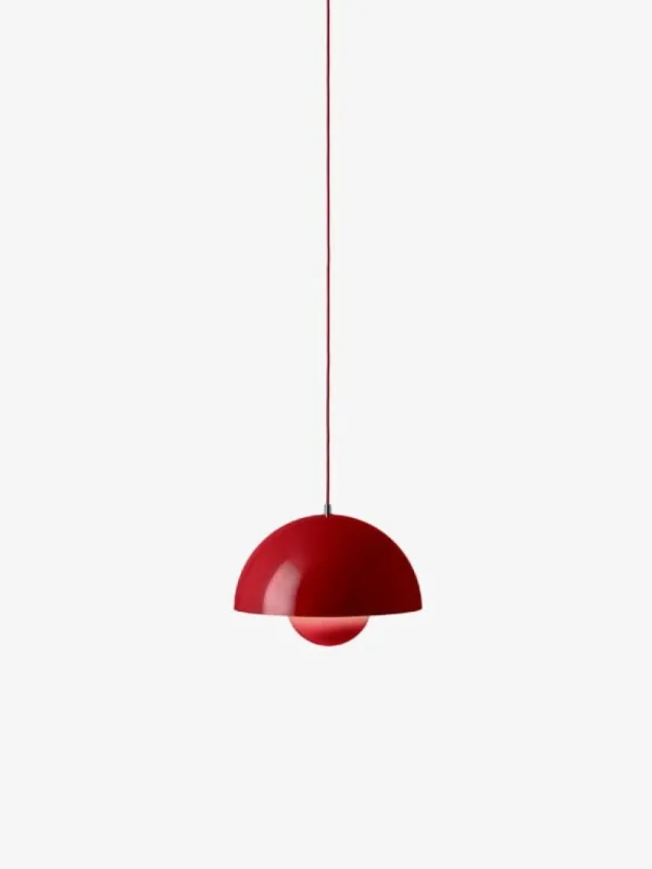 Kinder &Tradition Möbel Für Das Kinderzimmer | Deckenleuchten^&Tradition Flowerpot VP7 Pendelleuchte, Zinnoberrot