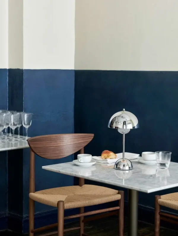 Flos Tischlampen | Tragbare Lampen-&Tradition Flowerpot VP9 Tischleuchte, tragbar, verchromt