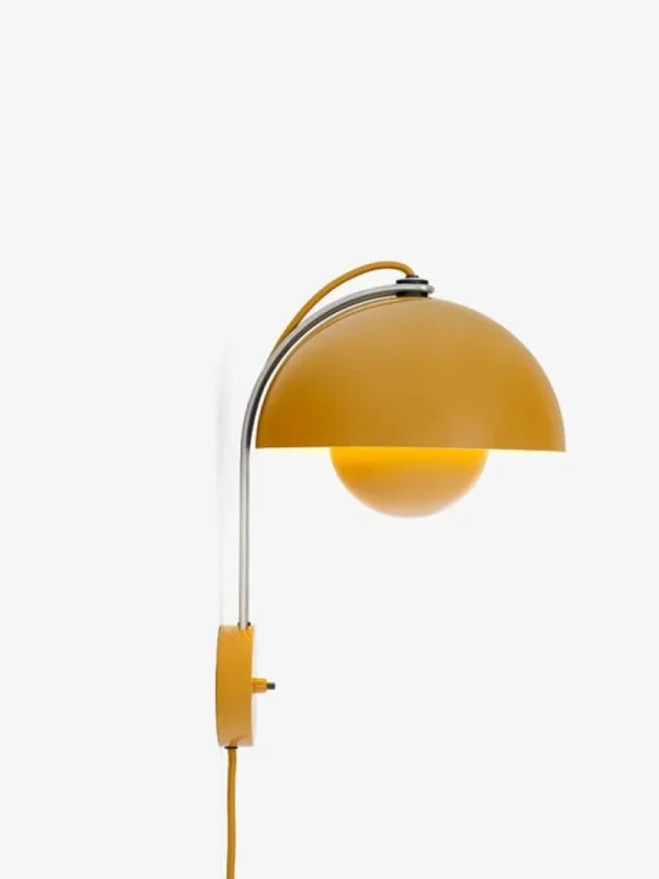Flos Wandleuchten-&Tradition Flowerpot VP8 Wandleuchte, Senfgelb
