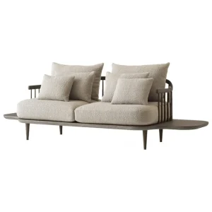 &Tradition Sofas Und Liegen-&Tradition Fly SC3 Sofa mit Seitentischen, Eiche geräuchert - Karakorum 003