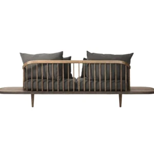 &Tradition Sofas Und Liegen-&Tradition Fly SC3 Sofa mit Seitentischen, geräucherte Eiche/Hot Madison 09