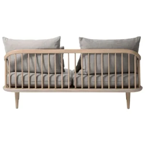 &Tradition Sofas Und Liegen-&Tradition Fly SC2 Sofa, weiß geölte Eiche/Hot Madison 094
