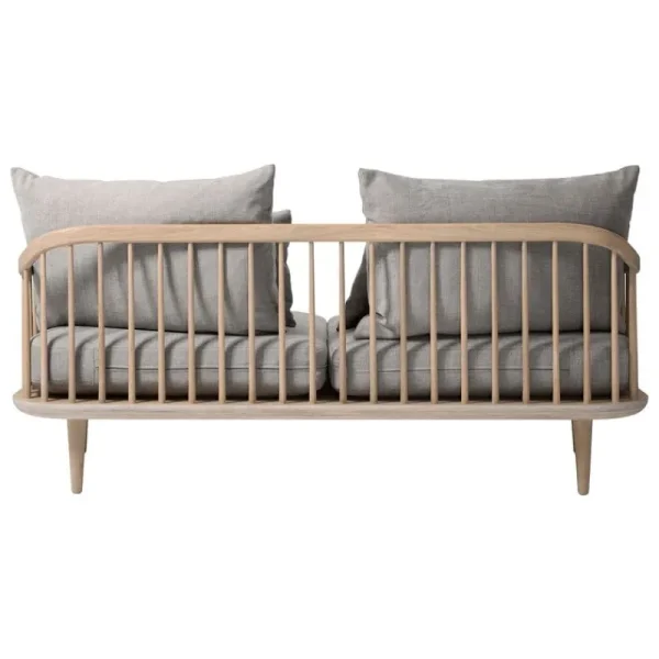 &Tradition Sofas Und Liegen-&Tradition Fly SC2 Sofa, weiß geölte Eiche/Hot Madison 094