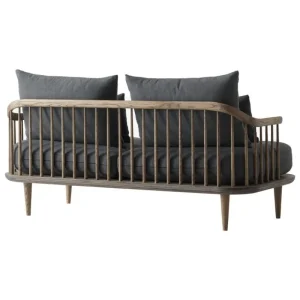 Audo Copenhagen Sofas Und Liegen-&Tradition Fly SC2 Sofa, geräucherte Eiche/Hot Madison 093