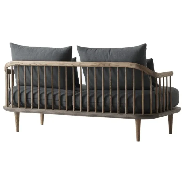 Audo Copenhagen Sofas Und Liegen-&Tradition Fly SC2 Sofa, geräucherte Eiche/Hot Madison 093