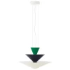 &Tradition Deckenleuchten-&Tradition Gio LN14 Pendelleuchte, 60 cm, Signalgrün - Tiefblau - Ecru